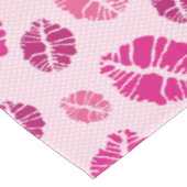 Lipstick Kiss Shape Print Patroon Tafelkleed (Gekanteld)