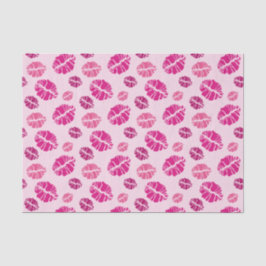 Lipstick Kiss Shape Print Patroon Tissuepapier