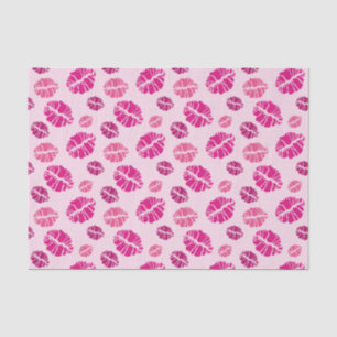 Lipstick Kiss Shape Print Patroon Tissuepapier