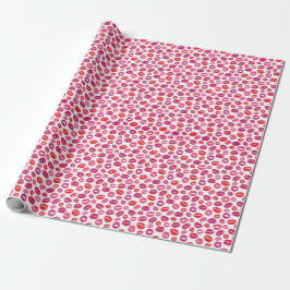 Lipstick Kiss Wrapping Paper Cadeaupapier
