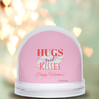 Lipstick Kus Romantisch uniek cadeau voor hem Sneeuwbol