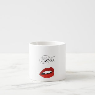 Lipstick Kus Valentijns Beker Espresso Kop