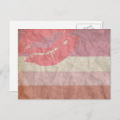 LIPSTICK LESBIAN BRIEFKAART (Voorkant / Achterkant)