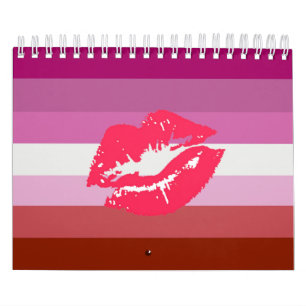 Lipstick Lesbian Pride Flag Kalender