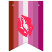 Lipstick Lesbian Pride Flag Vlaggetjes (Eerste vlag)