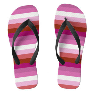 Lipstick Lesbian Pride vlag Teenslippers