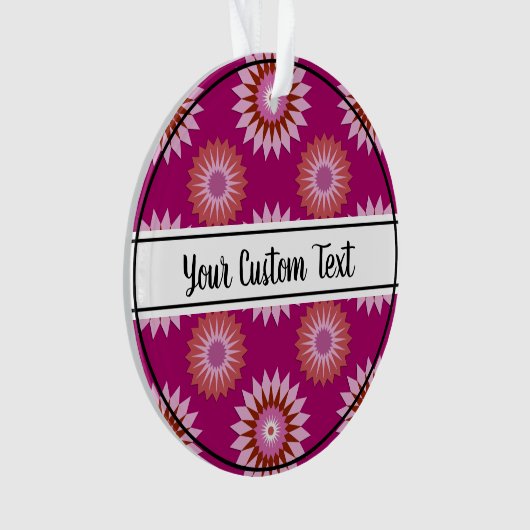 Lipstick lesbienne motif de fleur rose (devant)