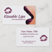 Lipstick Lips Makeup Visitekaartje b (Voorkant / Achterkant)