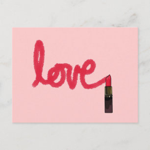Lipstick Love Briefkaart