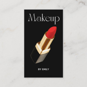 Lipstick make-up artist visitekaartje