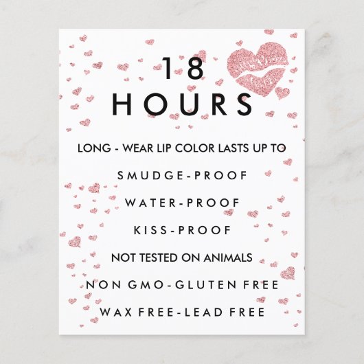 Lipstick Make-up Distributeur Flyer (Voorkant)