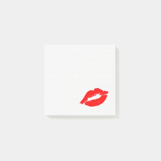 Lipstick Mark Post-it® Notes (Voorkant)