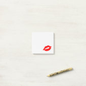 Lipstick Mark Post-it® Notes (Op bureau)
