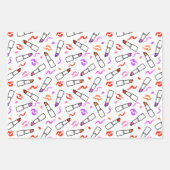 Lipstick Patroon Inpakpapier Vel (Voorkant)