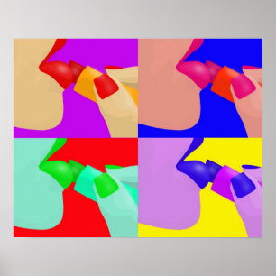 Lipstick - pop poster