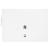 Lipstick Red Seductive Vrouw Lips Card (Achterkant Horizontaal)