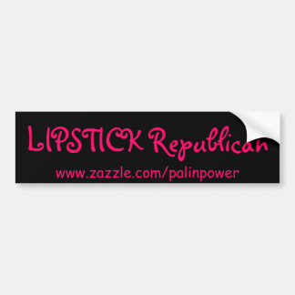 LIPSTICK Republican, Bumpersticker
