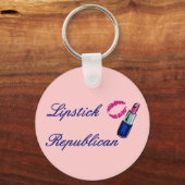 Lipstick Republican Sleutelhanger (Voorkant)