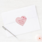 Lipstick, rood, Bleek roze, voorste Sticker (Envelop)