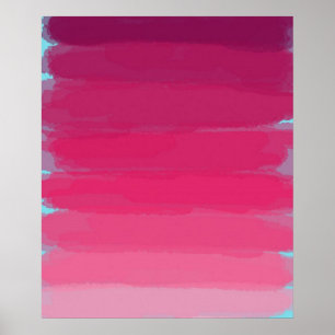 Lipstick: roze Abstracte kunstafdrukken Poster