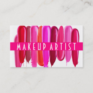Lipstick Stains Makeup Artist Visitekaartje