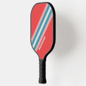  lipstick strepen met naam pickleball paddle (Links)