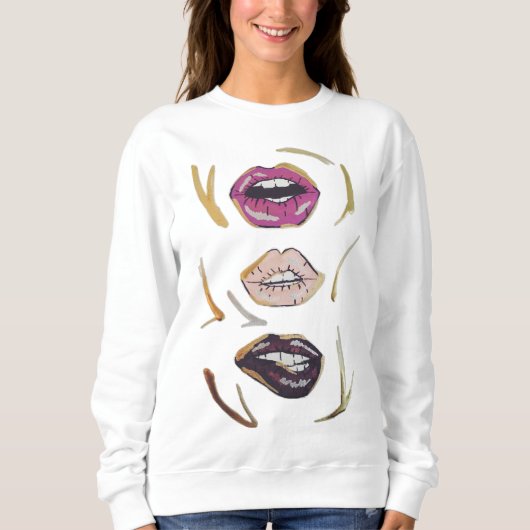 Lipstick Sweatshirt (Voorkant)