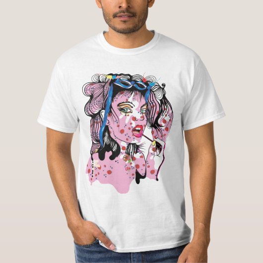 Lipstick T-shirt (Voorkant)