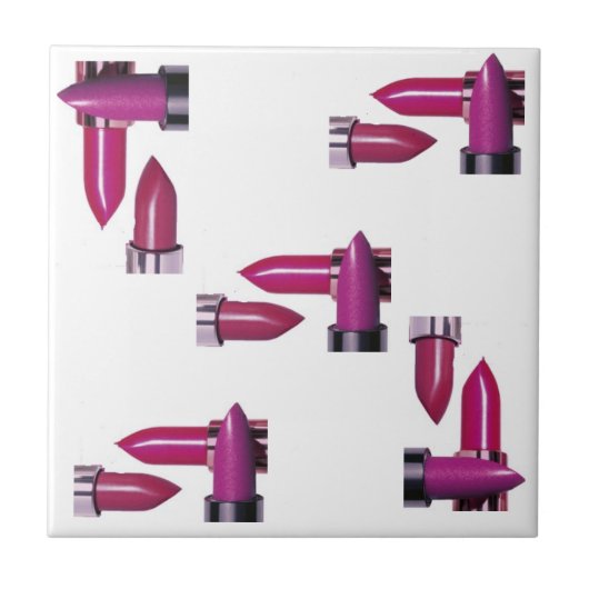 Lipstick Tile Tegeltje (Voorkant)