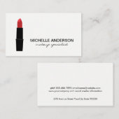 Lipstick Visitekaartje (Voorkant / Achterkant)