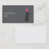 Lipstick-Visitekaartje Visitekaartje (Voorkant / Achterkant)