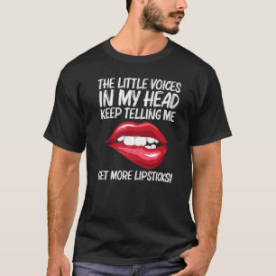 Lipstick voor meisjes Lip in rode bloedlichaampjes T-shirt