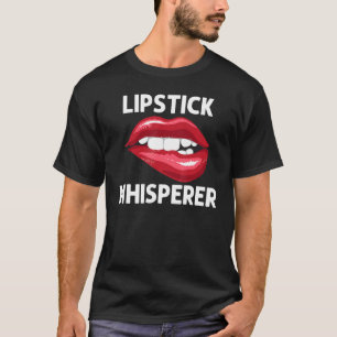 Lipstick voor meisjes Lip in rode bloedlichaampjes T-shirt