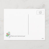 Lipstick wensen voor het nieuwe jaar feestdagenkaart (Achterkant)