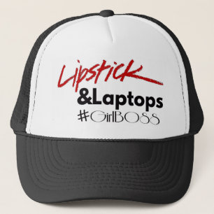 Lipsticks en laptops trucker pet