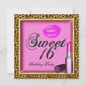 Lipsticks Lipstick Lopard Gold Kaart (Voorkant)