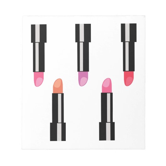 Lipsticks Notitieblok (Voorkant)