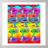 Lipsticks Poster (Voorkant)