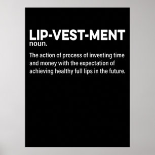 Lipvestingslip-vulquantaarn verpleegkundige Injec Poster