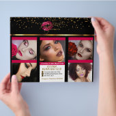 Lipzinnige informatie - Drievoudig - Hot Pink Flyer (Hand)