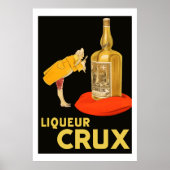 Liqueur Crux 1923 (teruggezette franse steun) Poster (Voorkant)