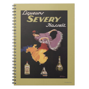 Liqueurs Severy Hasselt Promotion Poster Notitieboek