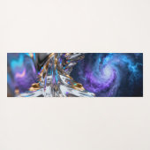 Liquid Chrome Mountain Rotating Nebula Yogamat (Achterkant (horizontaal))