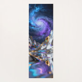 Liquid Chrome Mountain Rotating Nebula Yogamat (Achterkant)