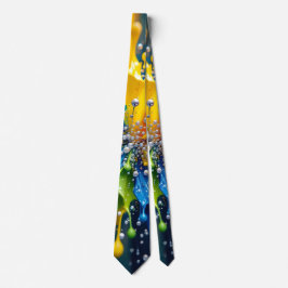 Liquid Color Explosion Necktie Stropdas