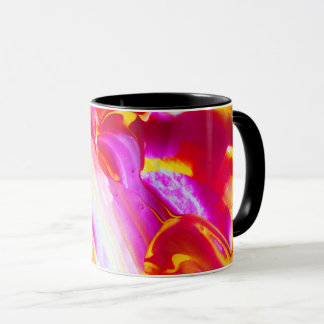Liquid Flame - Helder Sinaasappel & Geel ontwerp Mok