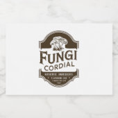 Liquid Funny Sticker Naam Partij Fles Gin Eenhoorn (Enkel label)