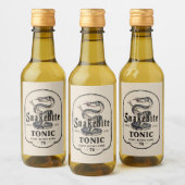 Liquid Funny Sticker Nom de partie bouteille Gin U (Bouteilles)