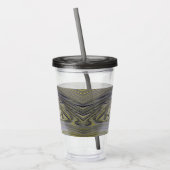 Liquid Gold Acrylic Pour Tumbler Acryl Drinkbeker (Links)