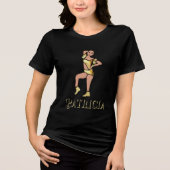 Liquid Gold Dancer #2 Tri-Blend Shirt (Voorkant)